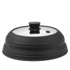 VEVOR Microwave Splatter Cover & Mat 10.8" Collapsible Microwave Food Lid 500Â°F