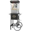 VEVOR Popcorn Popper Machine with Cart Popcorn Maker 850W 8 Oz 48 Cups Black