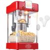 VEVOR Popcorn Popper Machine Tabletop Popcorn Maker 300W 2.5 Oz Red