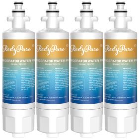 4 Pack Redypure Refrigerator Water Filter Replacement For LG LT700P, ADQ36006101,  ADQ36006102, LG 469690, LFX31935ST, RWF1200A, Kenmore 469690, (Option: W13733010)