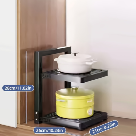 Multi-tiered Pot Rack (Option: 2tier pot rack)