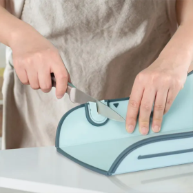6 IN 1 Multi-functional Folding Cutting Board (Color: Blue)