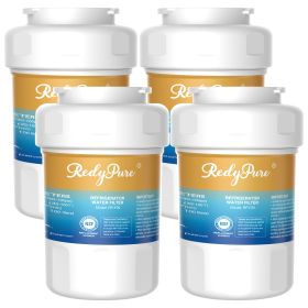 4 Pack Refrigerator Water Filter Replacement For GE MWF, SmartWater MWFP, MWFINT, MWFA, GWF, HDX FMG-1, Kenmore 9991, GSE25GSHECSS, WFC1201 Water (Option: W13732999)